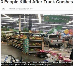 【海外発！Breaking News】運転手はやはり高齢者　米・ウォルマート店内に車が突っ込み5名死傷（米）