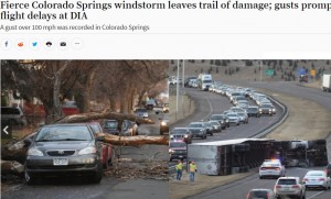 【海外発！Breaking News】ハリケーン並みの暴風　米コロラド州で大きな被害　トレーラーも横転＜動画あり＞