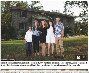 【海外発！Breaking News】4人の子供を持つシングルマザー、YouTubeのチュートリアル動画を見て家を建てる（米）