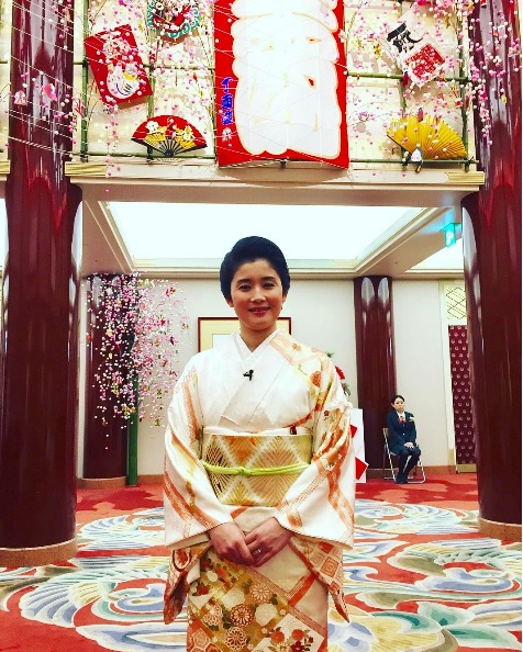 2日、歌舞伎座での石田ひかり（出典：https://www.instagram.com/hikaringo0525）