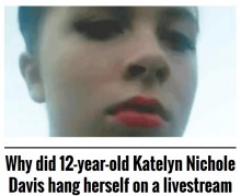 【海外発！Breaking News】12歳少女が首吊り自殺をFacebookで生配信　日記に綴られた深すぎる絶望（米）