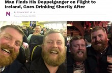 【海外発！Breaking News】本当にあった！「ドッペルゲンガー」体験　機内は隣同士でホテルも同じ　瓜二つの男性2人（英）