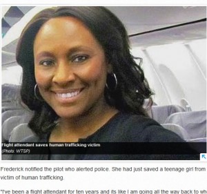 【海外発！Breaking News】客室乗務員が機内で人身売買途中の少女を救う（米）