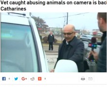 【海外発！Breaking News】ペット犬を虐待していた獣医に市民が怒りのデモ（カナダ）