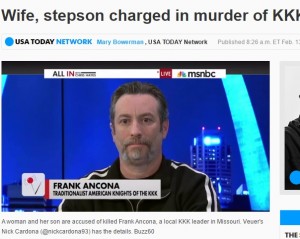 【海外発！Breaking News】白人至上主義の秘密結社「KKK」　最高指導者が妻とその連れ子に殺される！（米）