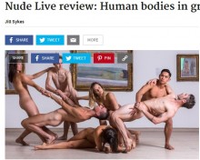 【海外発！Breaking News】観客もダンサーも裸のショー「ヌード・ライブ」　究極のアートショー（豪）
