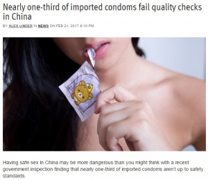 【海外発！Breaking News】中国人の“海外コンドーム爆買い”が激化「輸入品も3分の1が欠陥品」政府警告受けて
