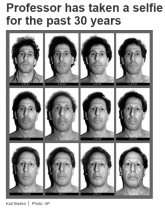 【海外発！Breaking News】30年間、毎日顔写真を撮り続けた男性　総数11000枚に（米）