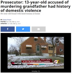 【海外発！Breaking News】80歳祖父殺害事件　13歳の孫の起訴が確定（米）