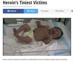 【海外発！Breaking News】ヘロイン中毒の母親から誕生した赤ちゃん　激しいケイレン止まらず（米）