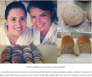 【海外発！Breaking News】タンパク質が大幅にアップ！　ブラジルの大学生、ゴキブリ入りのパンを開発