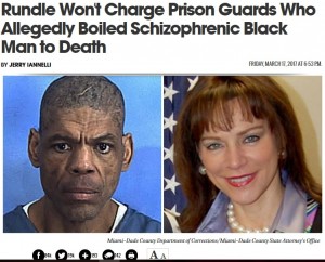 【海外発！Breaking News】統合失調症の黒人受刑者を虐待死させた看守、白人検事が不起訴処分に（米）