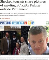 【海外発！Breaking News】ロンドンテロで殉職した警察官　一緒に写真を撮った観光客らSNSで追悼