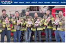 【海外発！Breaking News】7か月間で6人の赤ちゃんが次々と誕生！　賑やかな消防署（米）