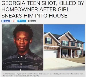 【海外発！Breaking News】強盗と勘違い　父親、娘が家に招いた17歳少年を撃ち殺す（米）
