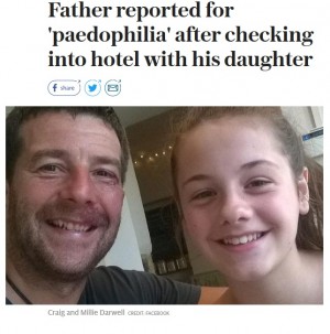 【海外発！Breaking News】13歳娘と2人旅で小児性愛者と間違われた父親、警察に通報される（英）