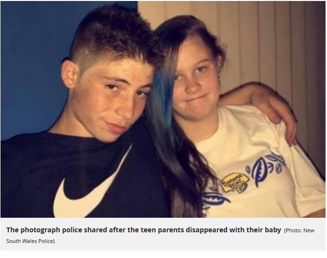 14歳の父と15歳の母、赤ちゃんを連れて病院から逃走図る（出典：http://www.mirror.co.uk）