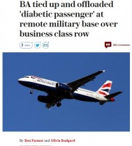 【海外発！Breaking News】ブリティッシュ・エアウェイズも乗客に降機強制　許可なくファーストクラスの座席に座ったせいで