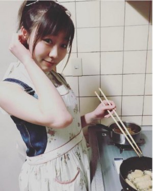 【エンタがビタミン♪】SKE48須田亜香里　実家でのエプロン姿が「新婚さんみたい」