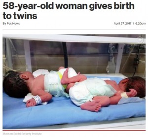 【海外発！Breaking News】メキシコで58歳女性が双子を出産！　「どうしてもわが子を腕に抱きたかった」