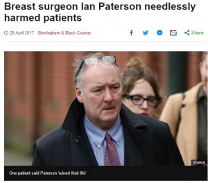 【海外発！Breaking News】嘘の乳がん告知　健康な乳房を切除し続けた英医師がついに断罪