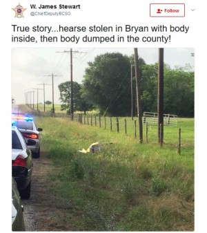 【海外発！Breaking News】霊柩車を盗んだカップル、遺体を路上に捨てる（米）