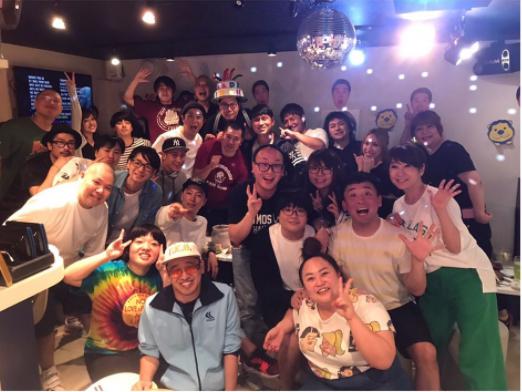 タカの誕生日パーティー（出典：https://www.instagram.com/amikikuchi0905）