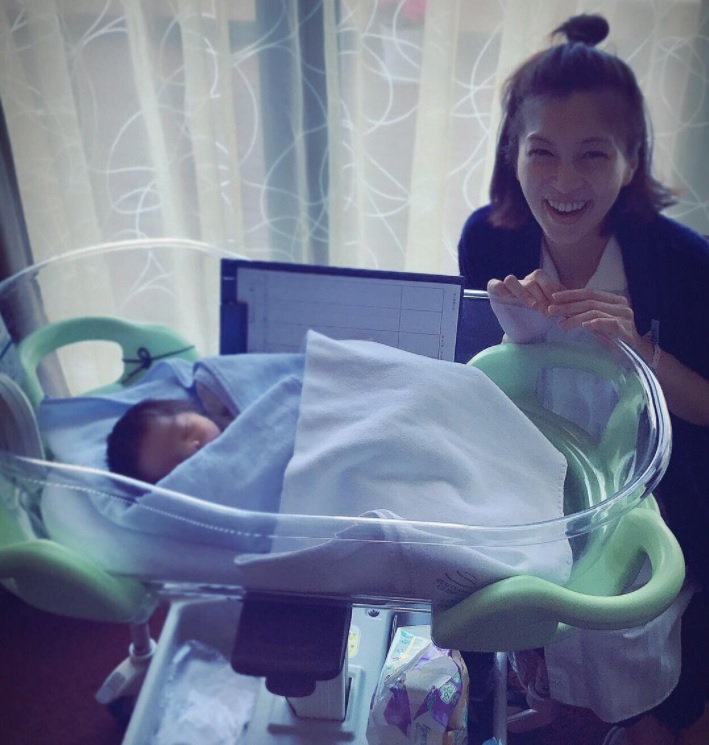 安田美沙子、出産した病院で（出典：https://www.instagram.com/yasuda_misako）