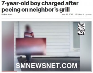 【海外発！Breaking News】7歳少年を逮捕　屋根に上り隣家のバーベキューグリルに向かって放尿（米）