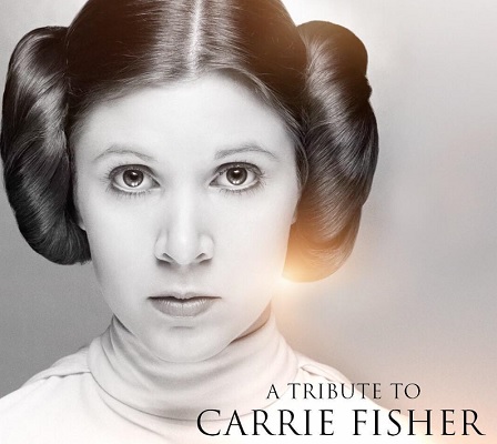 キャリー・フィッシャーの意外な死因が明らかに（画像は『Star Wars 2017年4月14日付Instagram「May the Force be with you. A Tribute To Carrie Fisher is on YouTube. Link in bio. ＃swco」』のスクリーンショット）