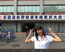 【エンタがビタミン♪】テレ朝・紀真耶アナ　高校野球を取材する姿がまるで女子高生のよう