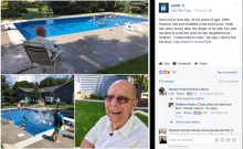 【海外発！Breaking News】妻を亡くした94歳男性、近所の子供たちのため自宅にプールを設置「もう寂しくないね」（米）