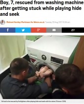 【海外発！Breaking News】かくれんぼで洗濯機へ　7歳少年出られなくなりオイルで救出（ウクライナ）