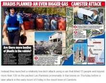 【海外発！Breaking News】スペインテロ犯人グループ　大量のガスボンベをバンに積み「サグラダ・ファミリア教会」爆破も計画