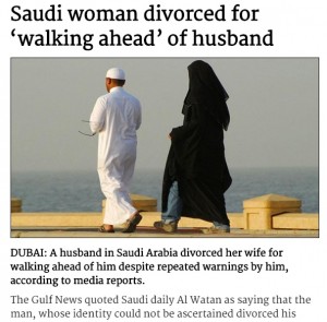 【海外発！Breaking News】男尊女卑のサウジアラビアらしい離婚理由に世界が呆れる　「何度も注意したのに妻は…」