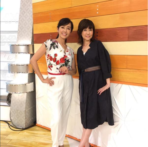 早見優と松本伊代（画像は『Yu Hayami　2017年9月1日付Instagram「今日は、松本伊代ちゃんと一緒のお仕事でした」』のスクリーンショット）