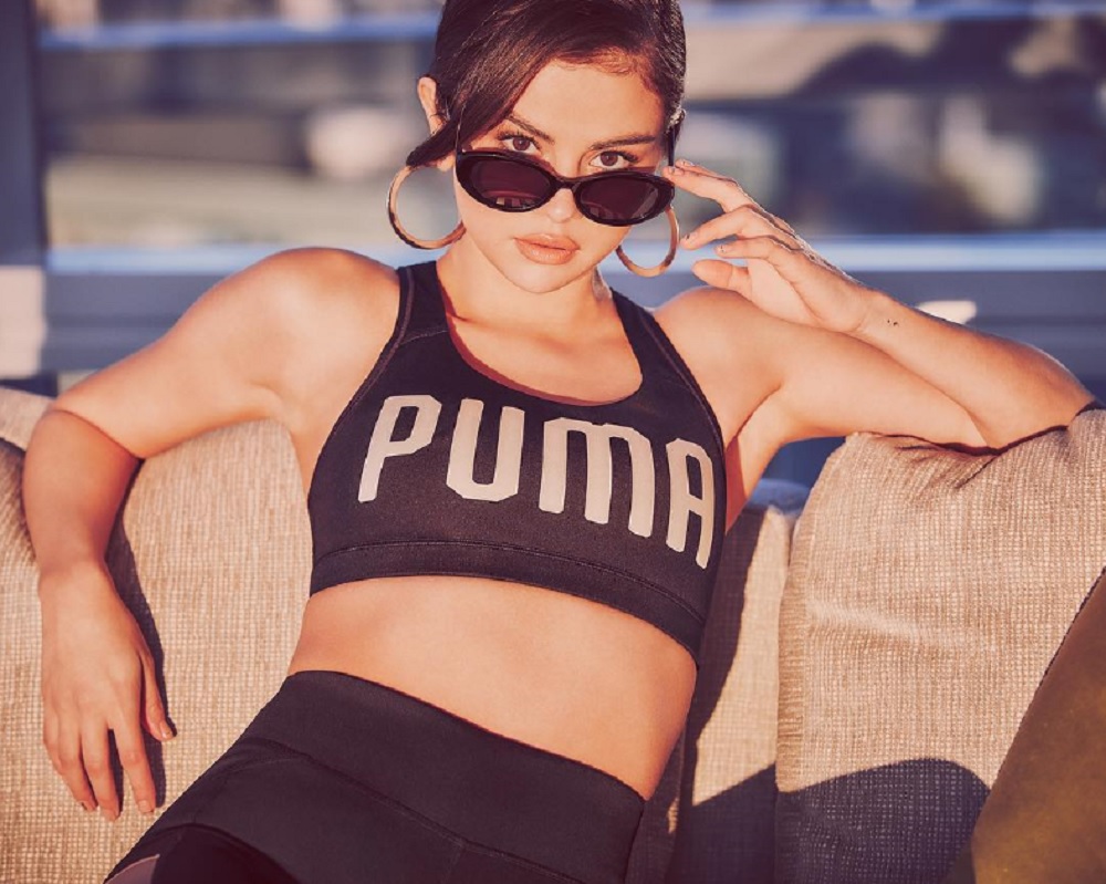 腎臓移植手術を受けたセレーナ（画像は『Selena Gomez　2017年9月19日付Instagram「Officially a part of the fam ＠puma ＃pumapartner」』のスクリーンショット）