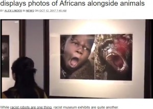 【海外発！Breaking News】アフリカ人を動物と並べて展示　中国の博物館で「人種差別」と物議＜動画あり＞