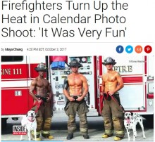 【海外発！Breaking News】消防署員、チャリティーカレンダーの撮影で引き締まったボディを披露（米）＜動画あり＞