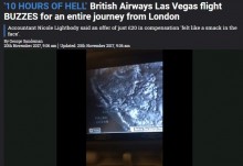 【海外発！Breaking News】苛立ちなんと10時間　ブリティッシュ・エアウェイズ機システム異常で断続的な騒音