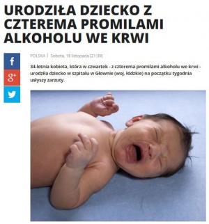 【海外発！Breaking News】泥酔状態の母親から誕生した男児、今後の成長に深刻な影響か（ポーランド）
