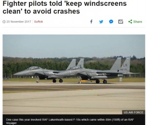 【海外発！Breaking News】「戦闘機に乗りこんだらまずは…」米空軍指令本部、パイロットにごもっともな通達