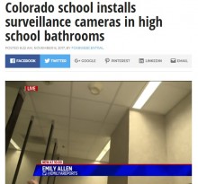 【海外発！Breaking News】イジメ対策で高校のトイレ天井に監視カメラ設置　PTA大揉め（米）