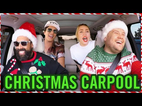 大人気企画「カープール・カラオケ」のクリスマス特別編（画像は『The Late Late Show with James Corden　2017年12月11日公開 YouTube「‘Santa Claus Is Comin’ To Town’ Carpool Karaoke」』のサムネイル）