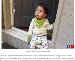 【海外発！Breaking News】桃しか食べられない2歳の男の子（カナダ）