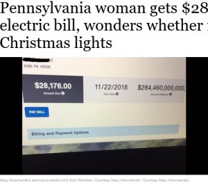 【海外発！Breaking News】32兆円の電気代を請求された女性「クリスマスライトのつけ過ぎかと思った」（米）