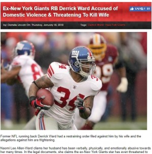 【海外発！Breaking News】NFL元スター選手が家庭内で大暴れ　繰り返されるDVを妻が暴露（米）