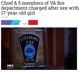 【海外発！Breaking News】消防署長と隊員5名を逮捕　17歳少女を集団で性的暴行（米）