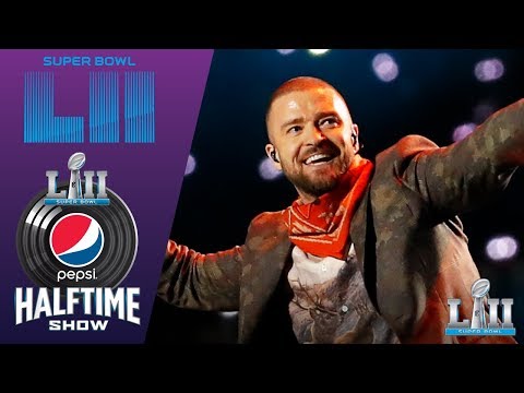 プリンスへの追悼パフォーマンスに物議（画像は『NFL 2018年2月4日公開YouTube「Justin Timberlake’s FULL Pepsi Super Bowl LII Halftime Show! | NFL Highlights」』のサムネイル）
