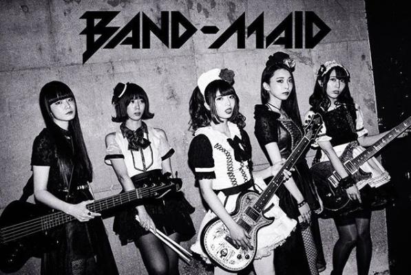 「We are Japanese All Girl Rock Band」BAND-MAID（画像は『BAND-MAID　2018年2月7日付Instagram「We upload lastest video today!!」』のスクリーンショット）